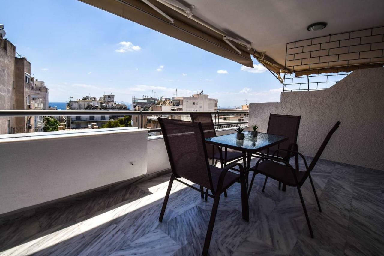 Penthouse 3Bd Apt W/ Sea-View In Athenian Riviera Apartment Exterior photo