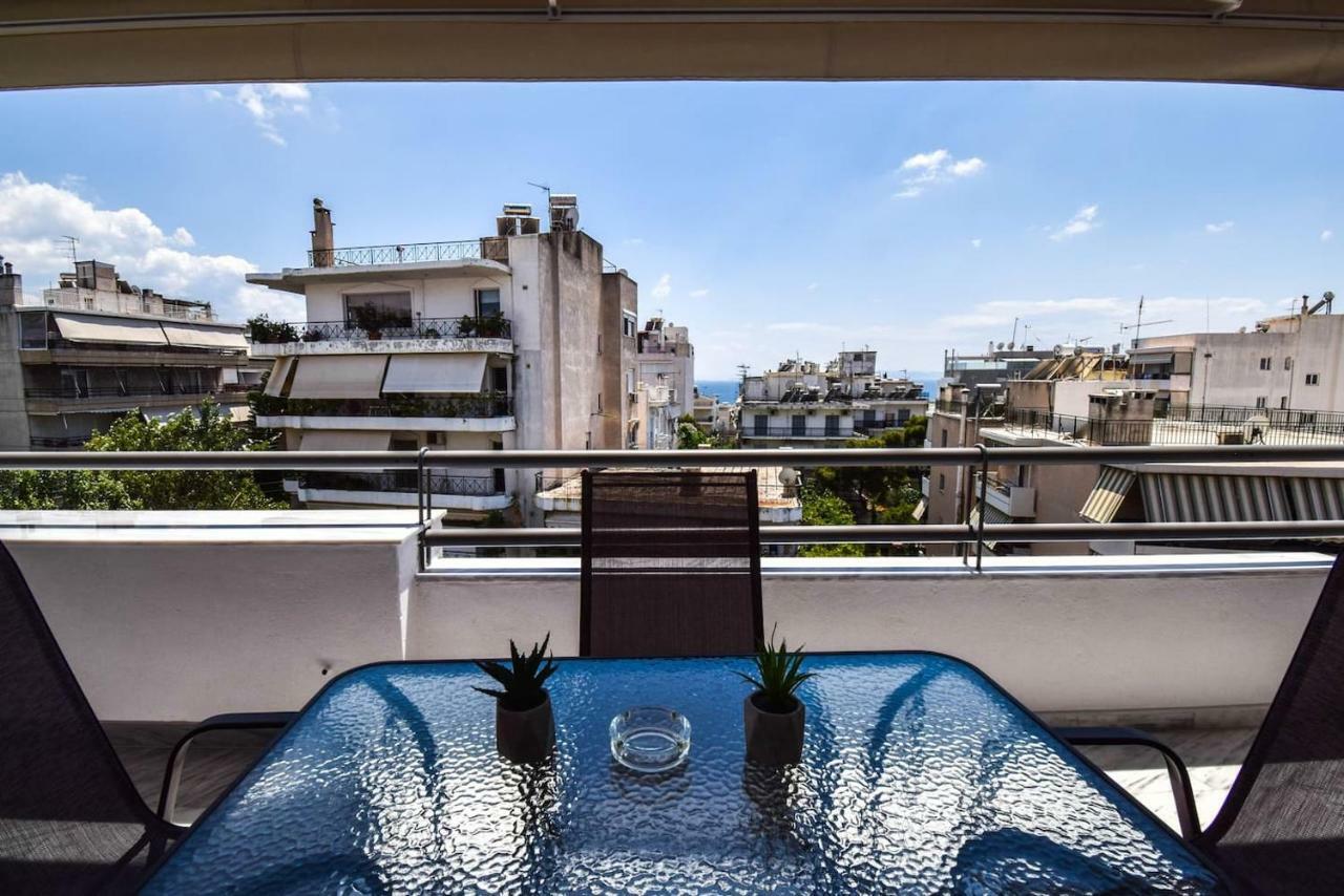 Penthouse 3Bd Apt W/ Sea-View In Athenian Riviera Apartment Exterior photo